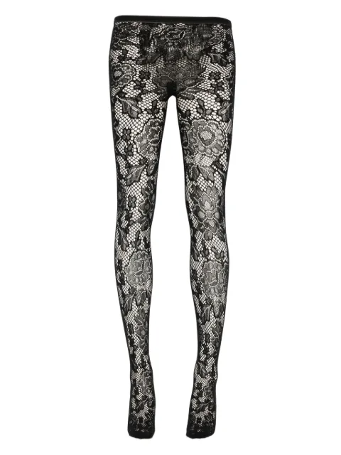 Les Filles d'Eva floral-lace tights