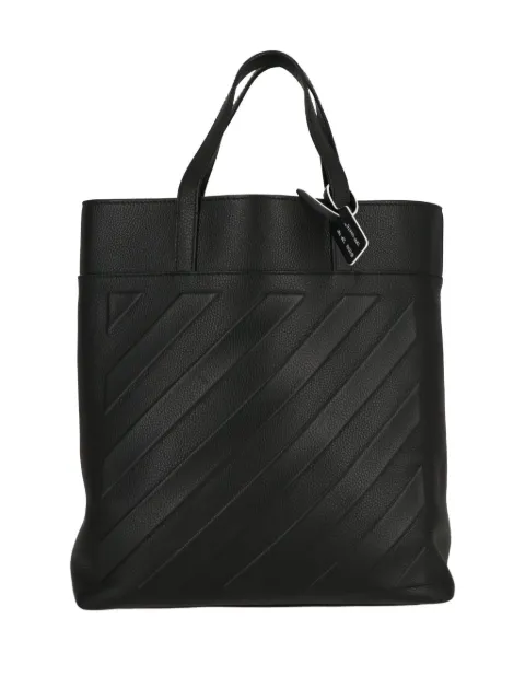 Off-White Bolsa tote com logo gravado