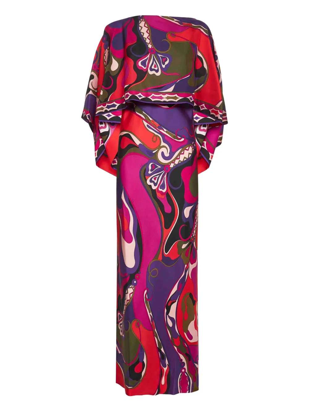 PUCCI プリント マキシドレス - レッド PUCCI プリント マキシドレス - レッド