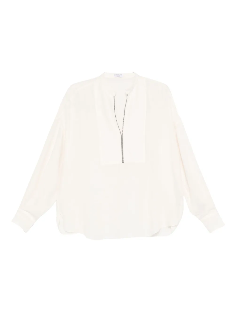 Brunello Cucinelli silk blouse | White | Image 1