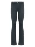 L'Agence Ruth coated straight-leg jean - Grey