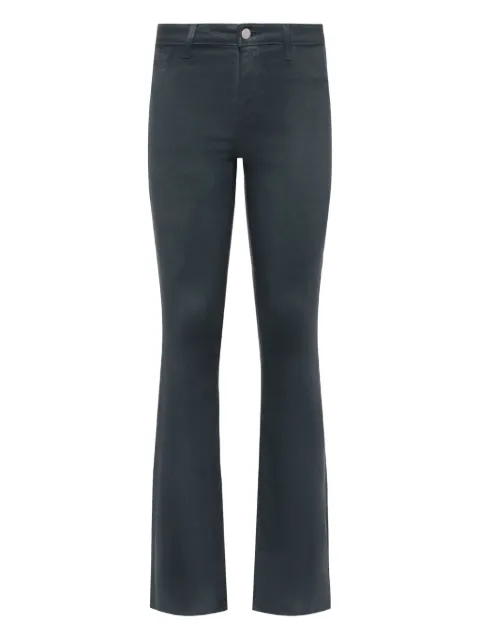 L'Agence Ruth coated straight-leg jeans