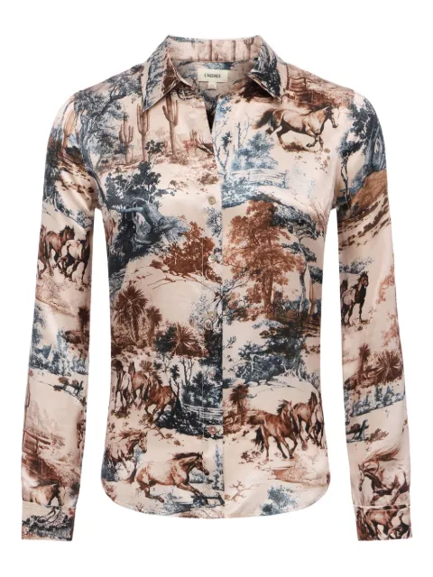 L'Agence blusa de seda Tyler