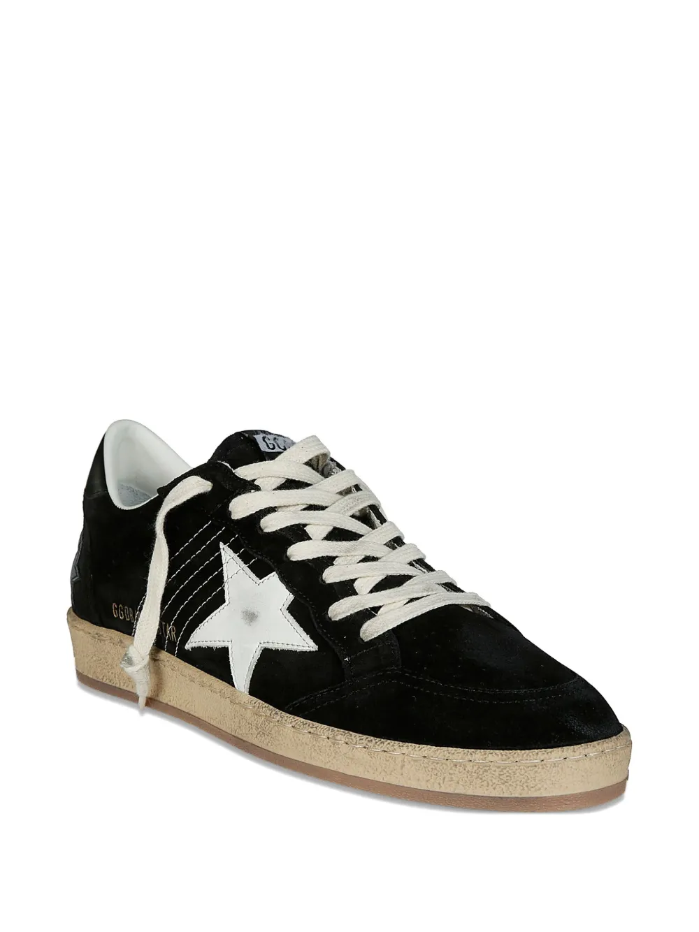 Golden Goose Ball Star suède sneakers met ster Zwart