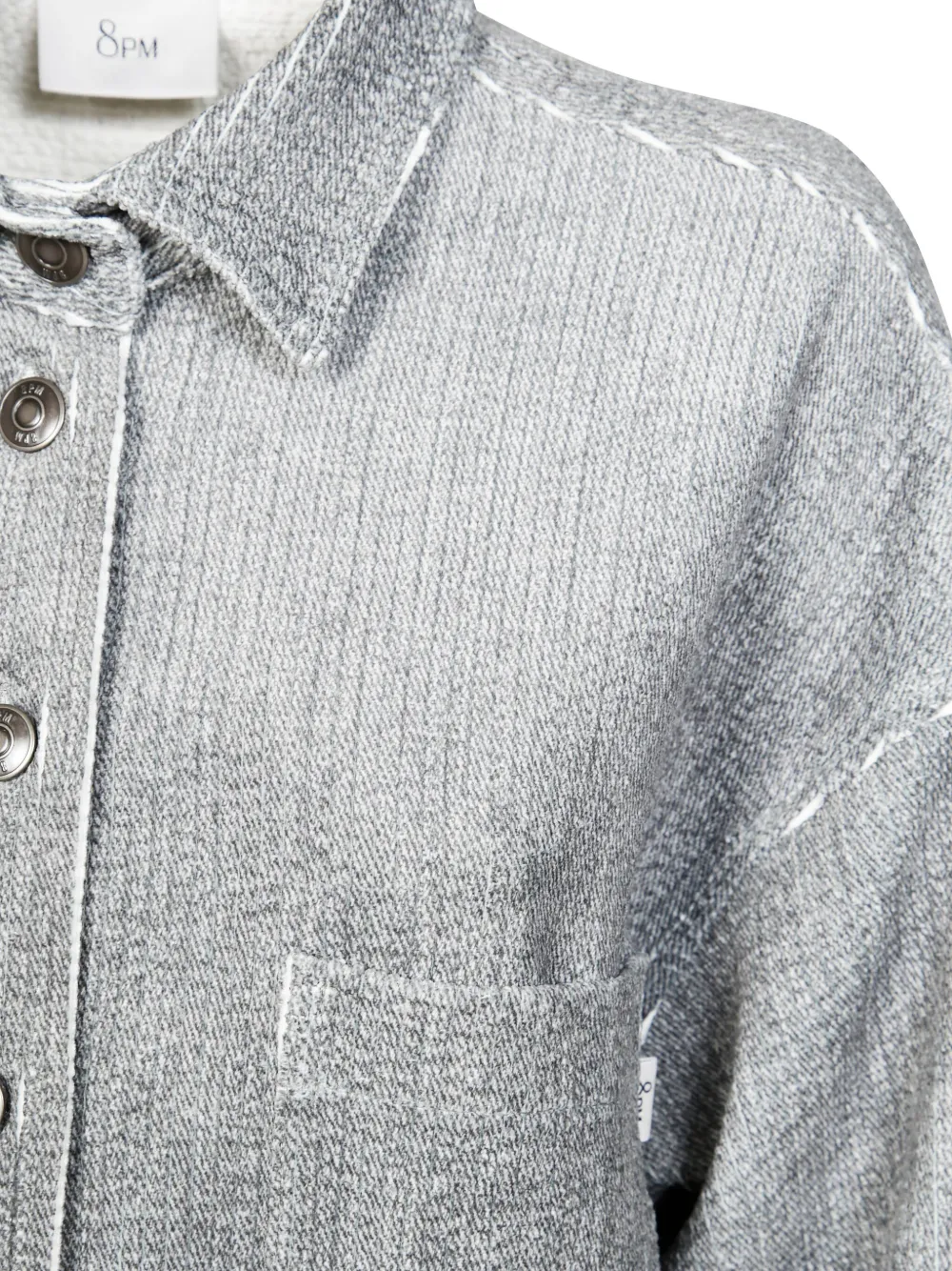 8pm Petunia Shirt In Gray