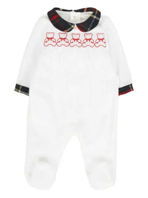 Patachou embroidered collared babygrow