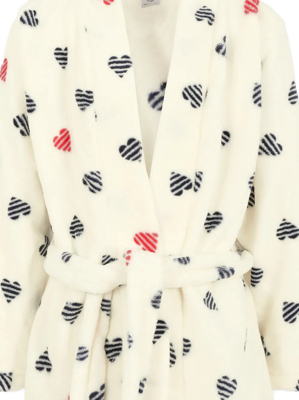 Petit Bateau Heart-motif Robe In Neutral