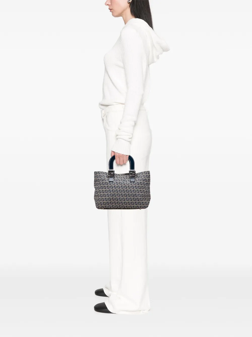 Fendi Pre-Owned 2000-2010 Small Zucchino Canvas Twins tote bag | Pre-Owned | Image 2
