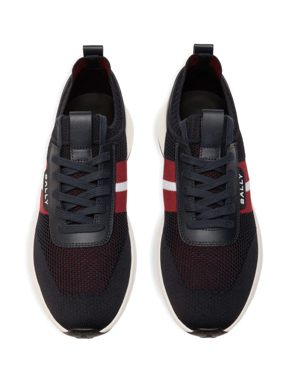 BALLY スニーカー Bally アウトライン ニットスニーカー | ブラック | FARFETCH JP