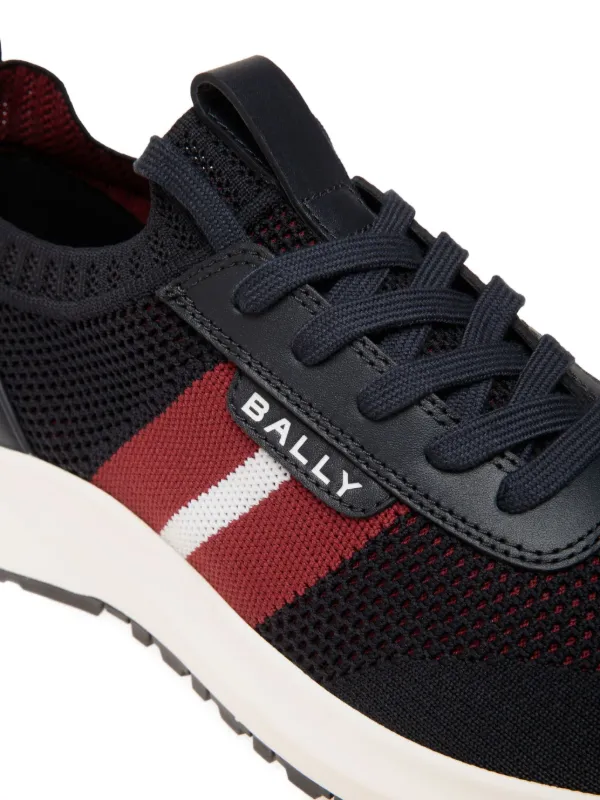 BALLY スニーカー Bally アウトライン ニットスニーカー | ブラック | FARFETCH JP
