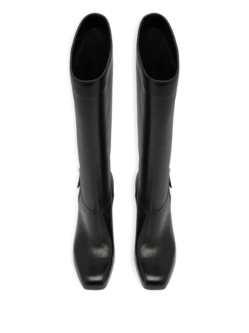 Bally 75mm Eclayr Leather Boots In Black