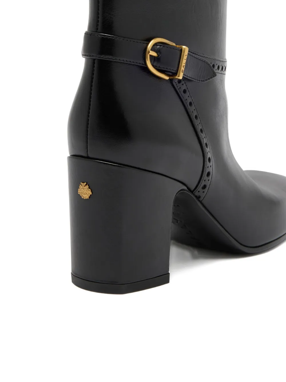 Bally 75mm Eclayr Leather Boots In Black