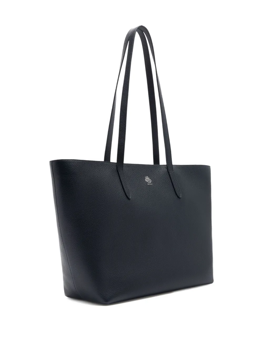 Bally Leather Tote Bag In Blue