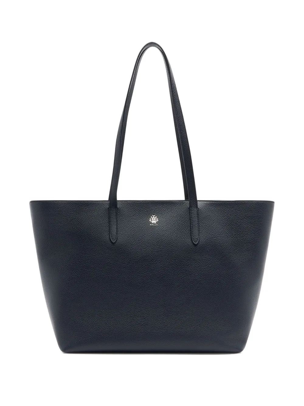 Bally Leather Tote Bag In Blue