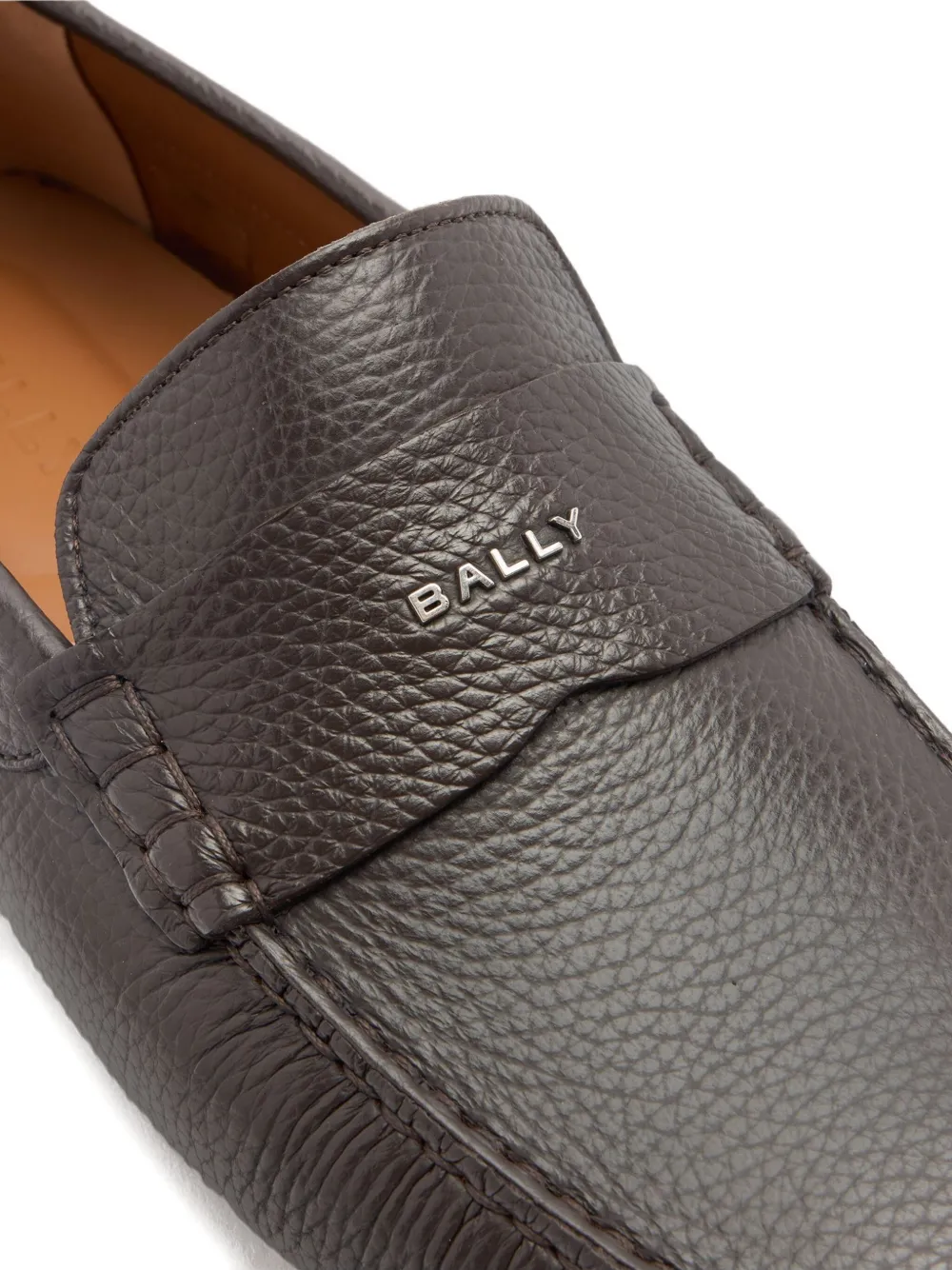 Bally Pilot leren loafers Bruin