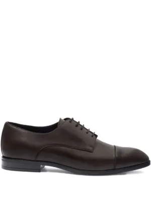 Ferragamo レザー ダービーシューズ | ブラウン | FARFETCH JP