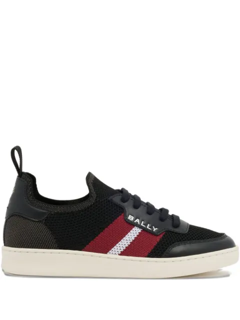 Bally tenis con rayas y logo en relieve
