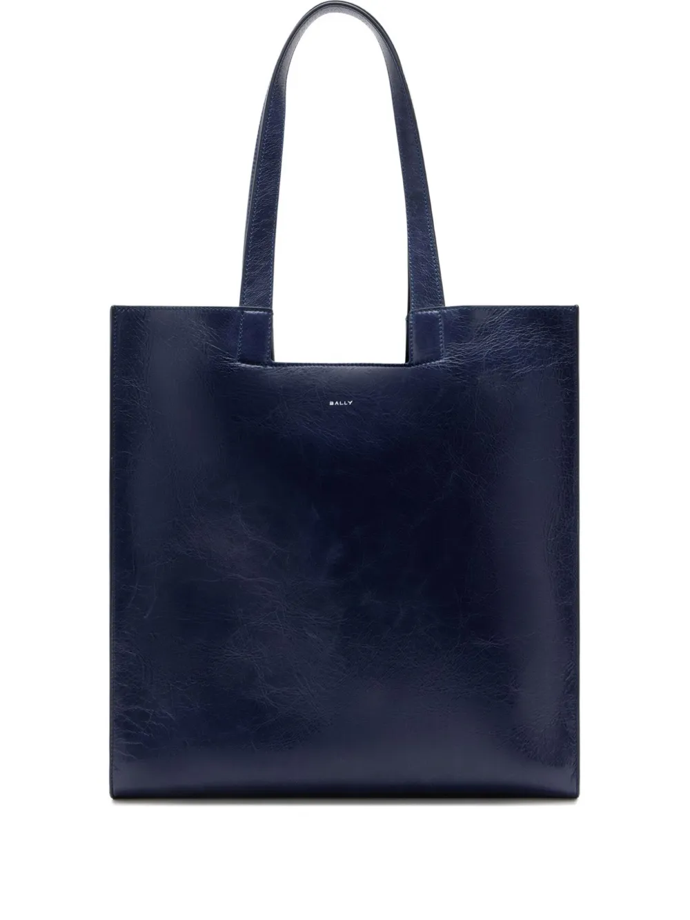 Bally Easy Leather Shoulder Bag In Blue