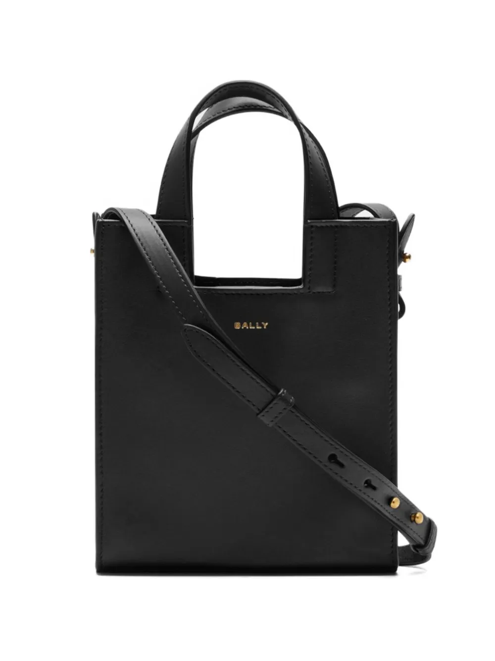 Bally small Easy Bally leather tote bag - ブラック Bally small Easy Bally leather tote bag - ブラック