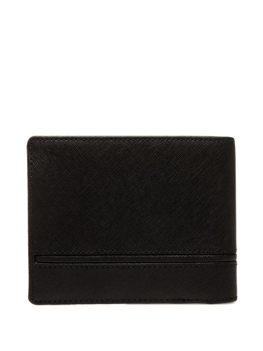 Bally Embossed Bi-fold Wallet In Black