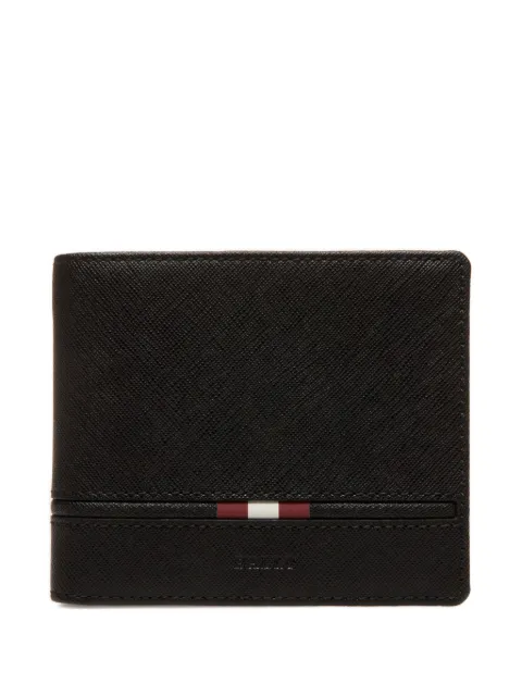Bally embossed bi-fold wallet