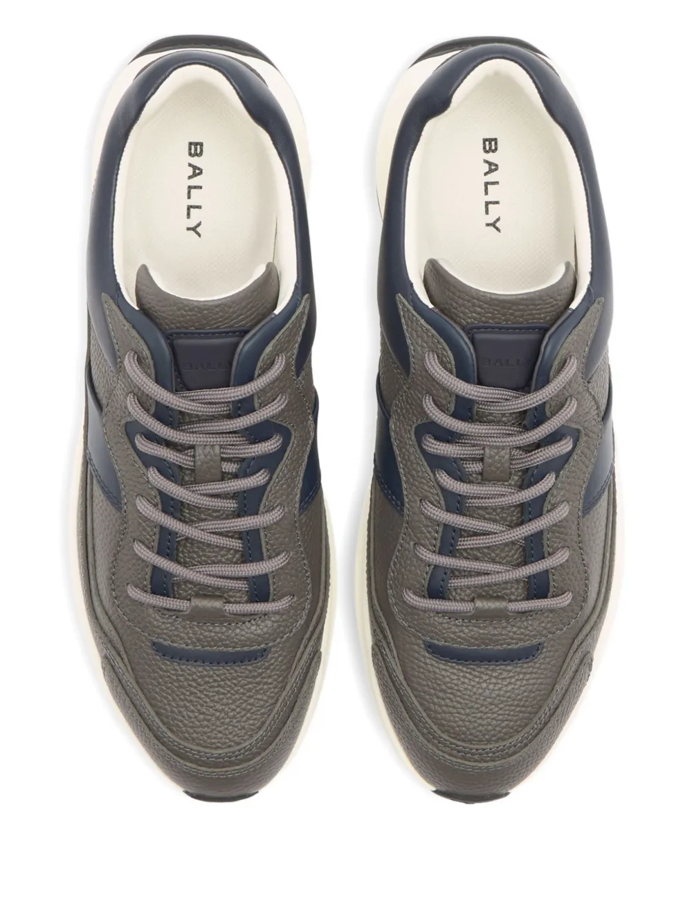 Bally Leren sneakers Grijs