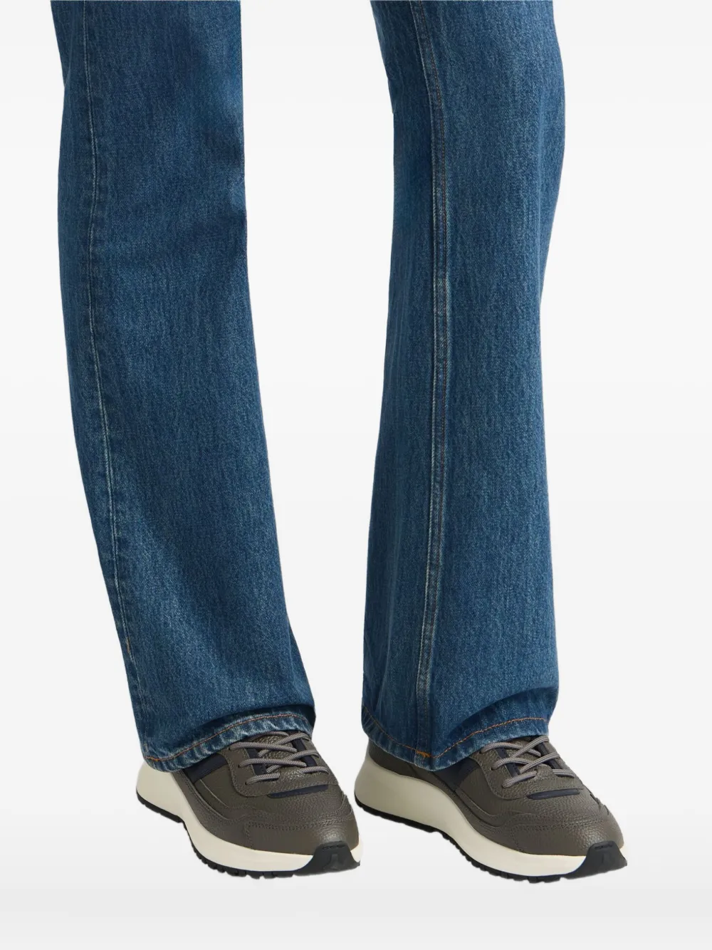 Bally Leren sneakers Grijs