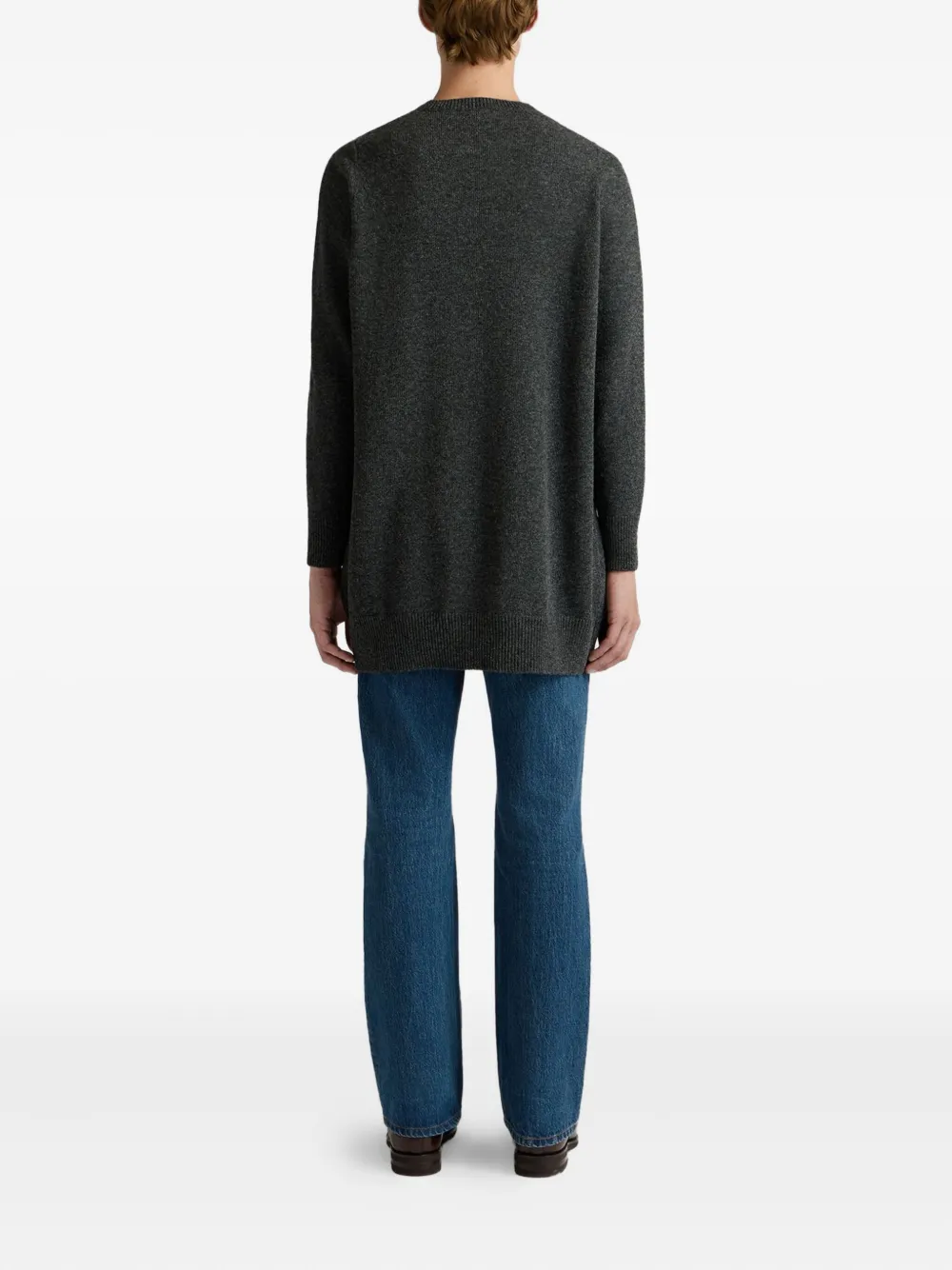 Bally Long-sleeve Sweater In Gray