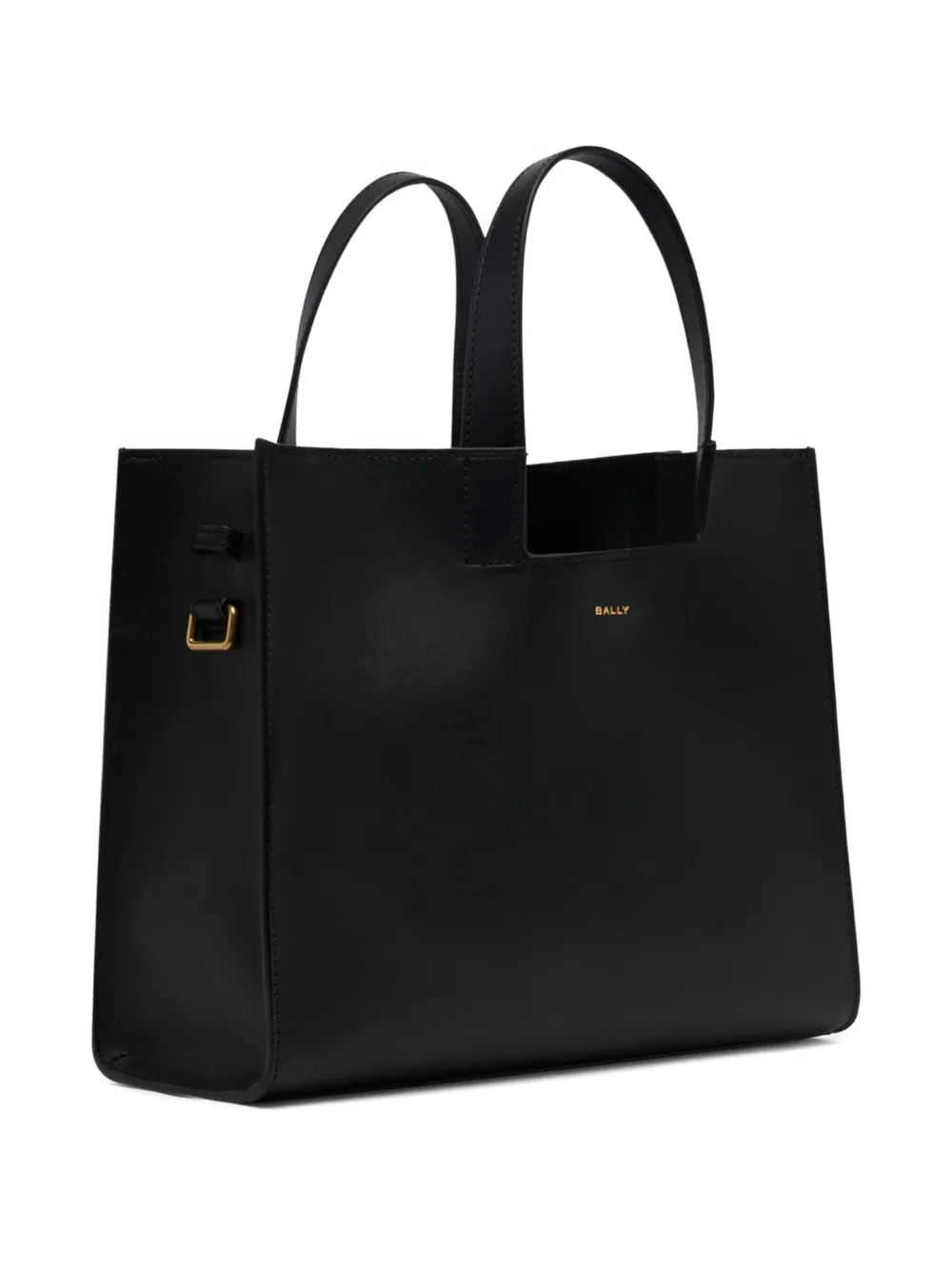 Bally Easy Leather Tote Bag In Black
