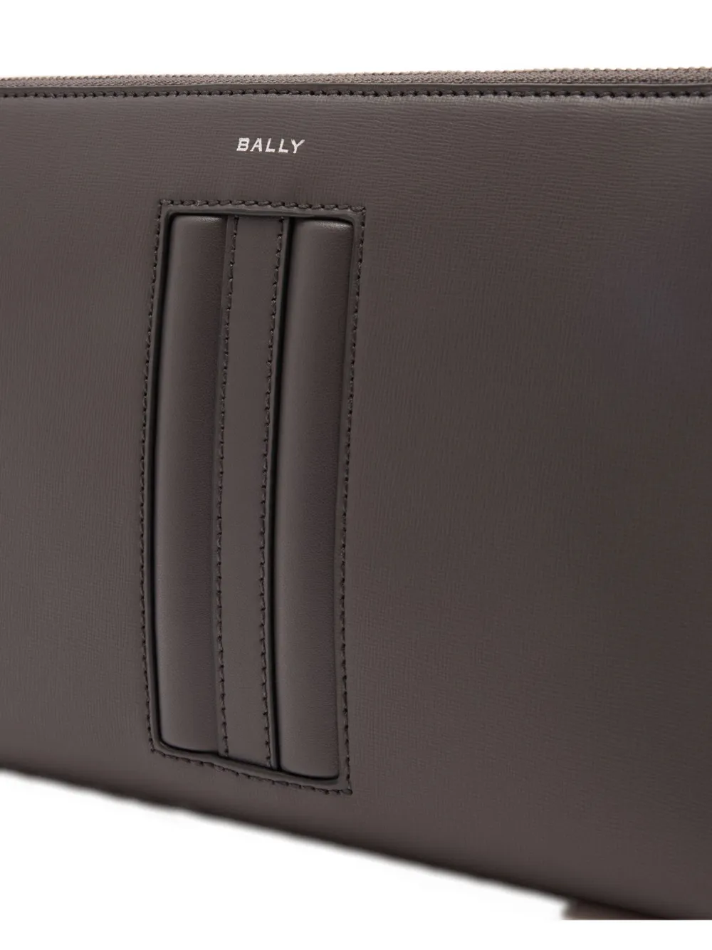 Bally Mythos Clutch Bag In Gray