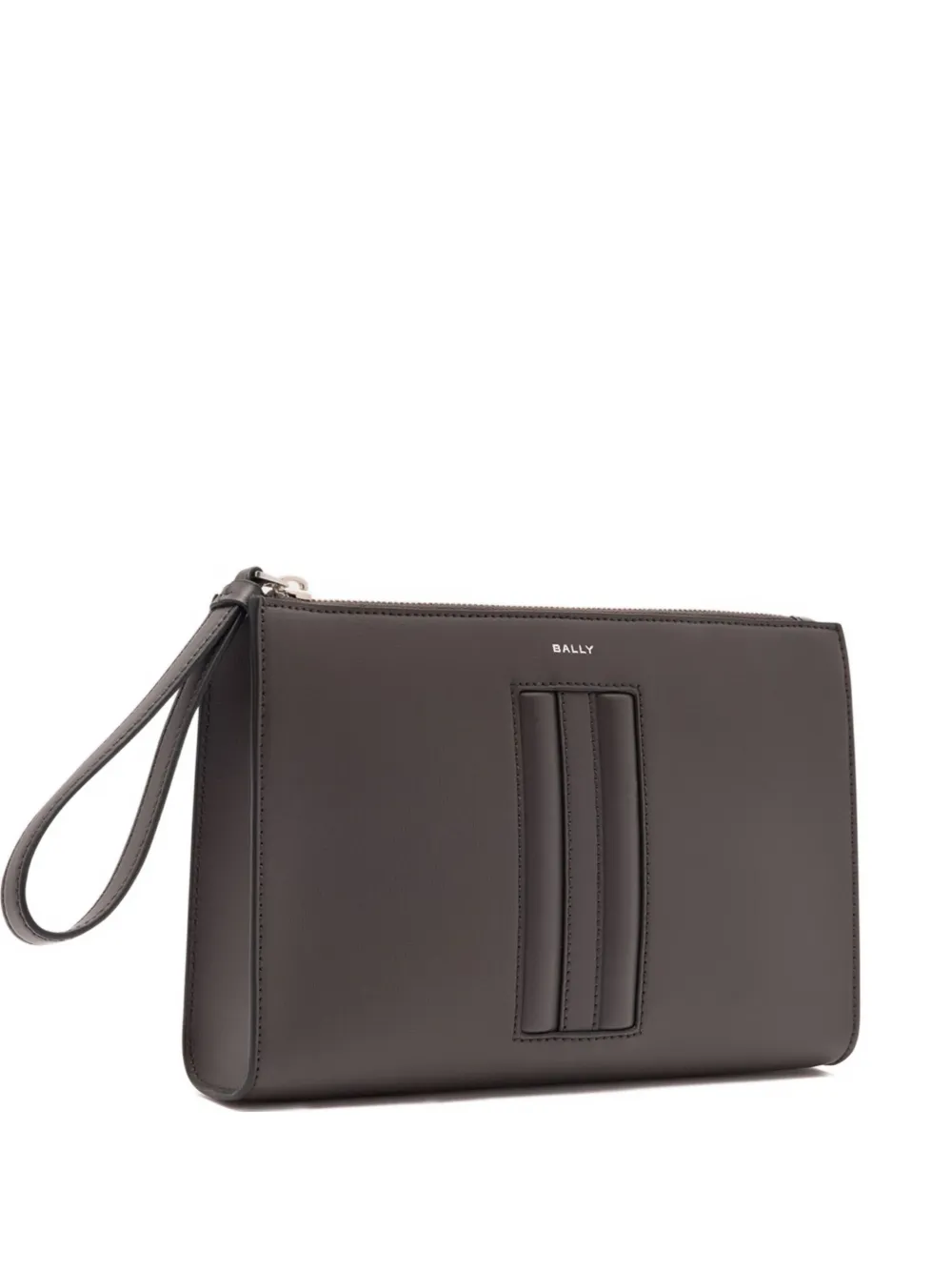 Bally Mythos Clutch Bag In Gray