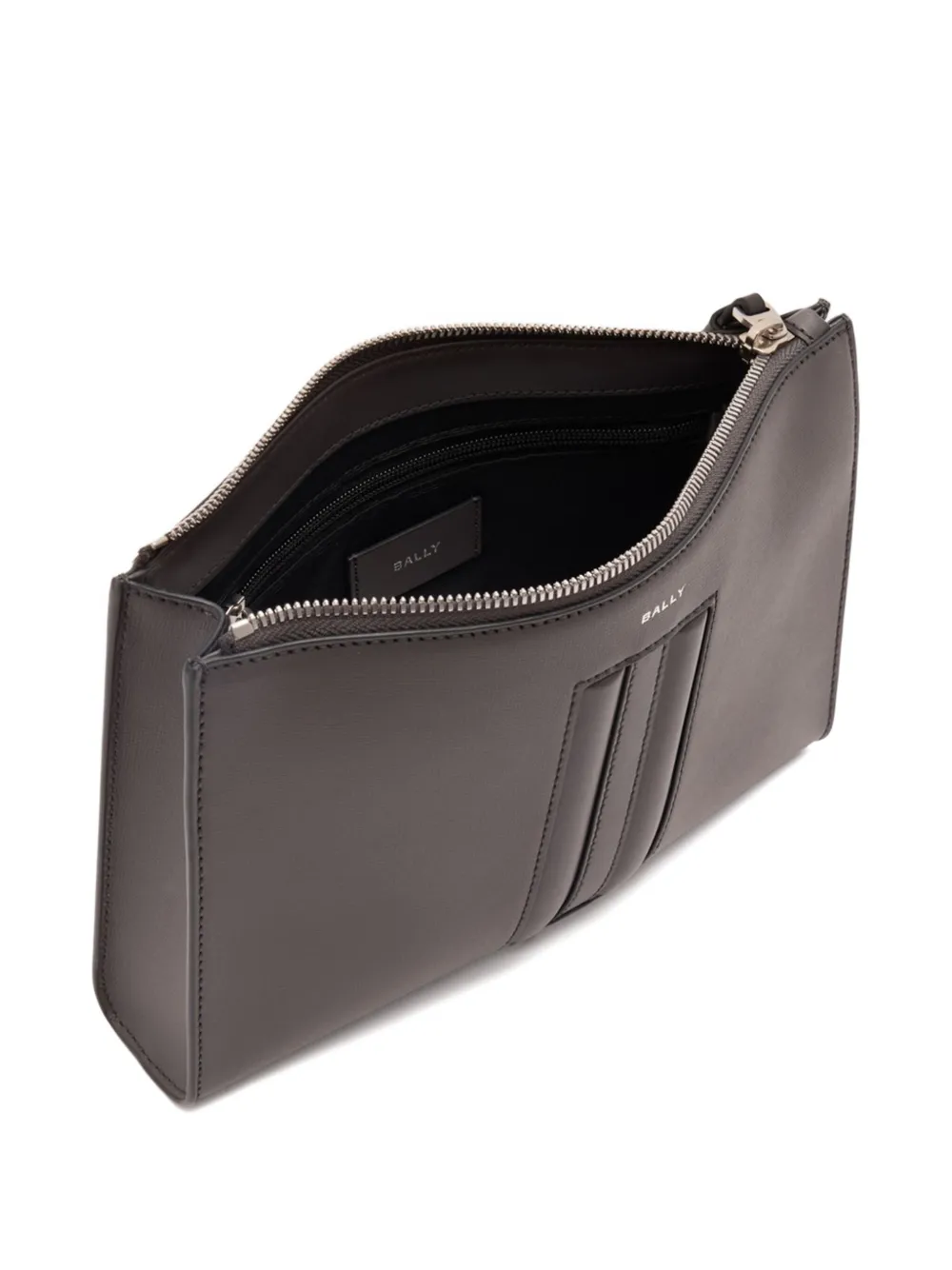 Bally Mythos Clutch Bag In Gray