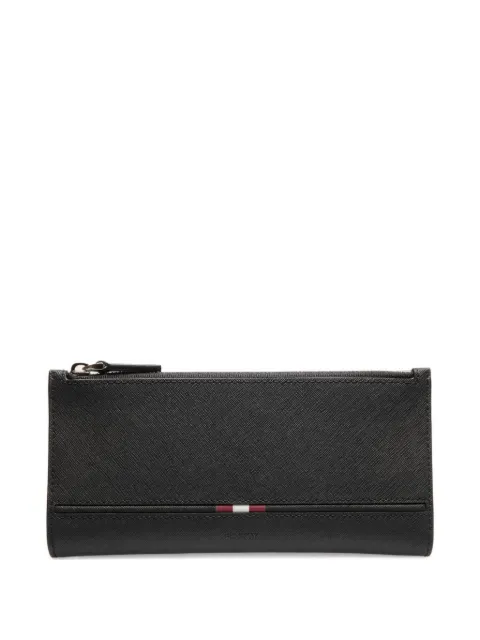 Bally cartera Continental de piel en relieve