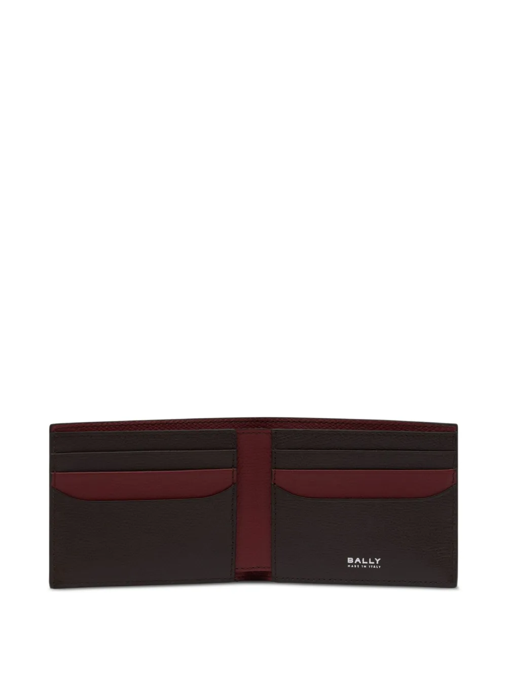 Bally Grained Essential Wallet In Brown