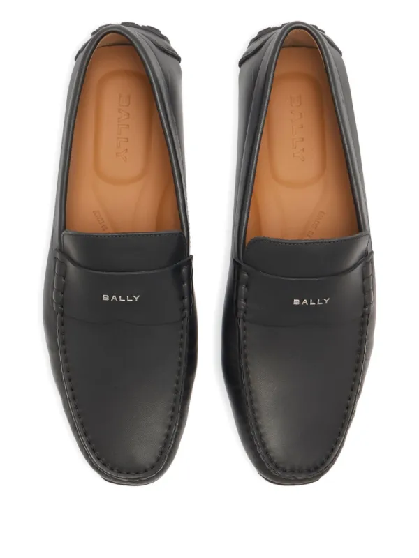 Bally Pilot レザーローファー | ブラック | FARFETCH JP