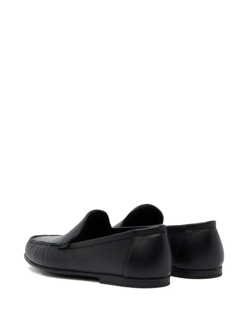 Bally Grained Leather Loafers In Multi