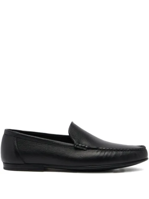 Bally grained leather loafers