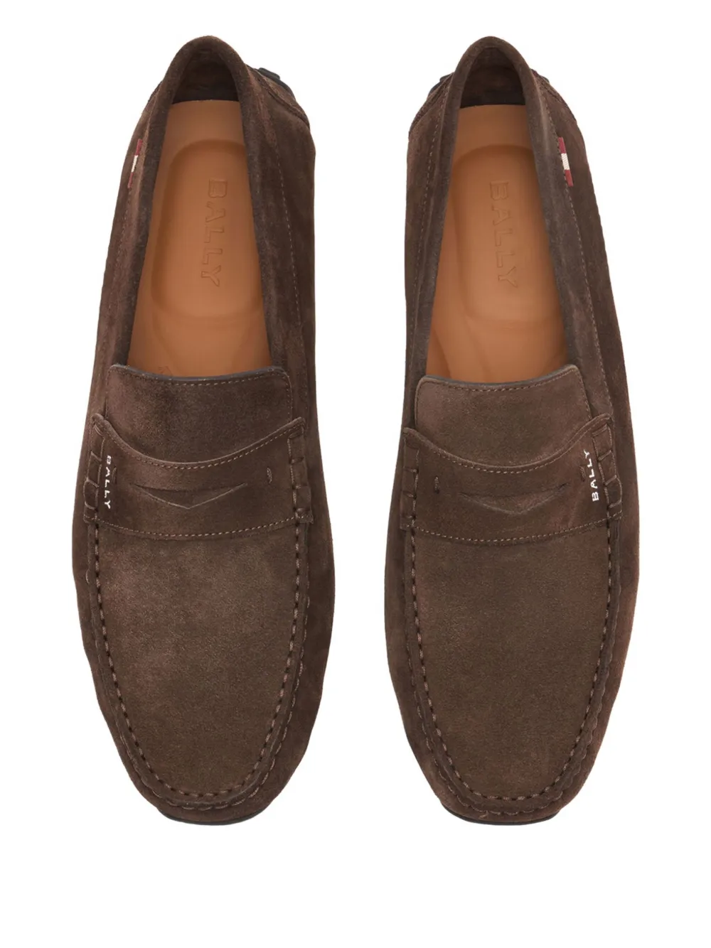 Bally Pilot Driver suède loafers Bruin