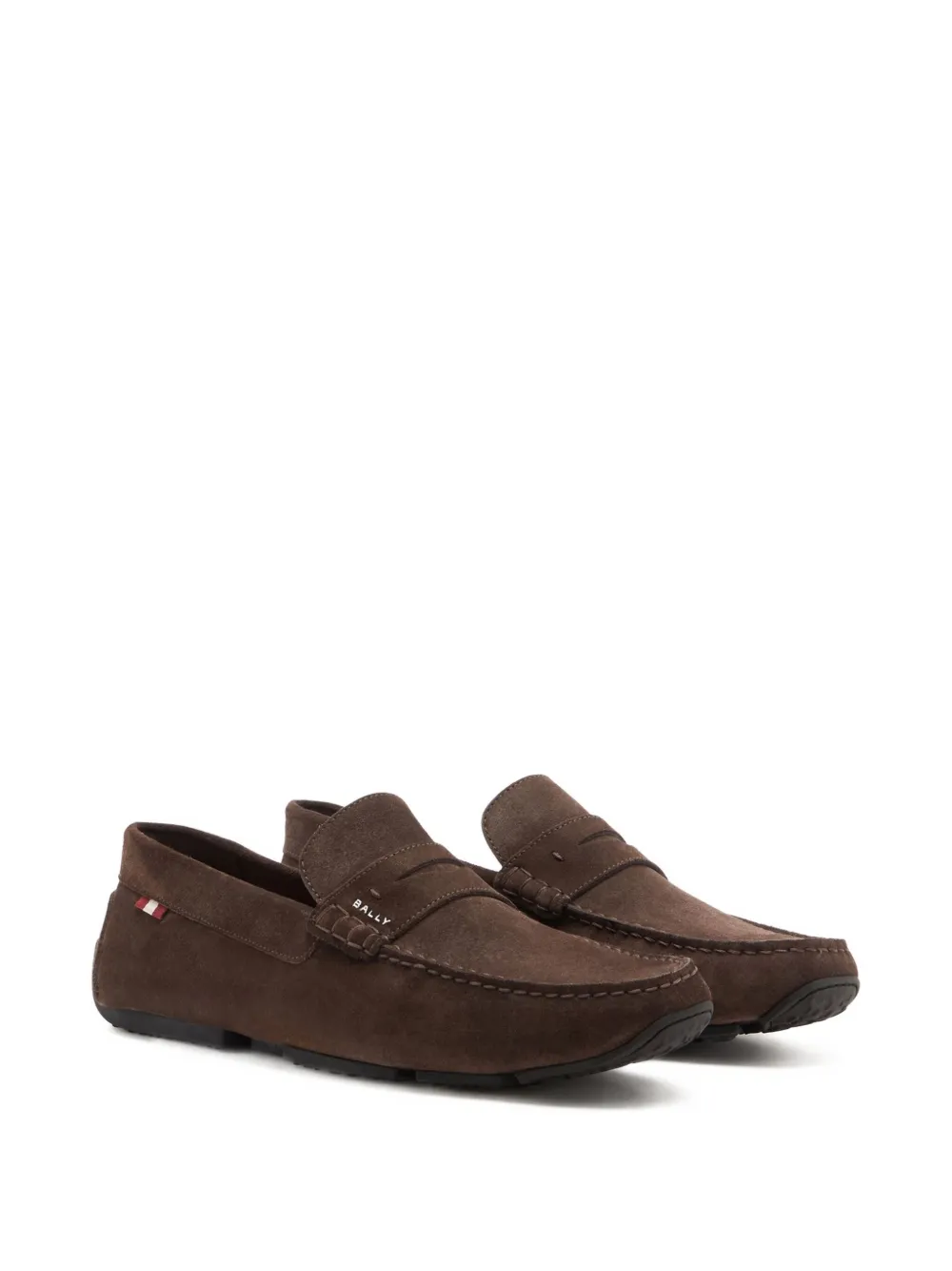 Bally Pilot Driver suède loafers - Bruin