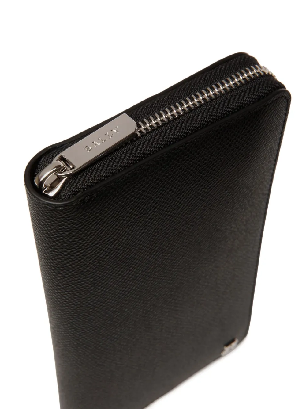 Bally Leren portemonnee Zwart