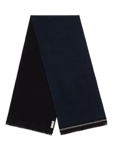 Bally striped-detail scarf