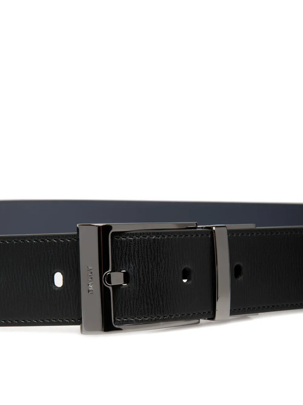 Bally 35 mm omkeerbare verstelbare riem Blauw