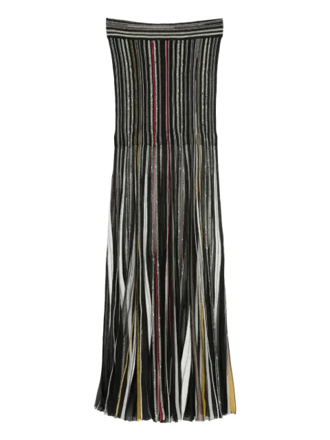 Missoni falda a rayas con detalles de lentejuelas 