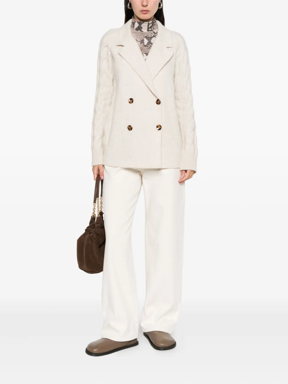 Neera cárdigan en tejido de ochos con doble botonadura | Cárdigans | Image 2