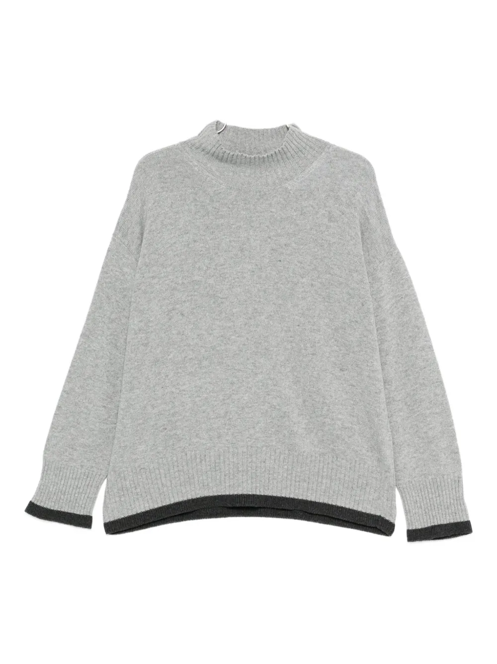Neera High-neck Sweater In Gray
