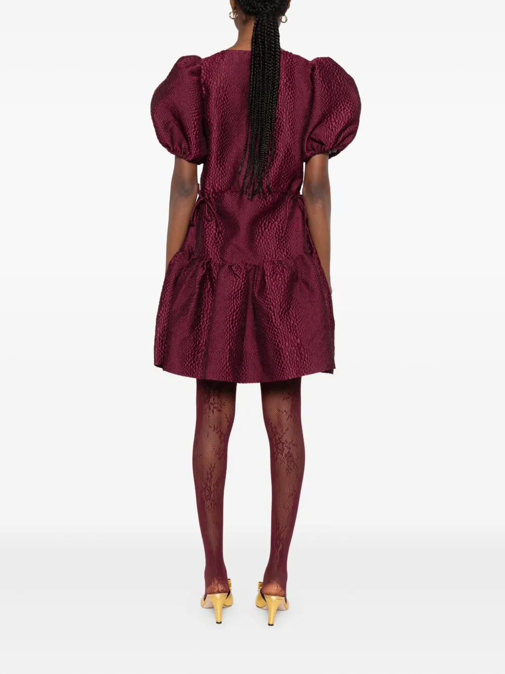 Sea Gelaagde jurk Rood