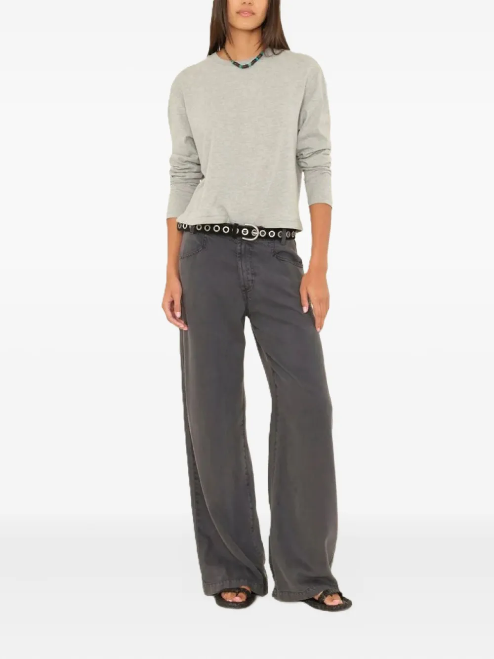 Xirena wide-leg jeans - Grijs
