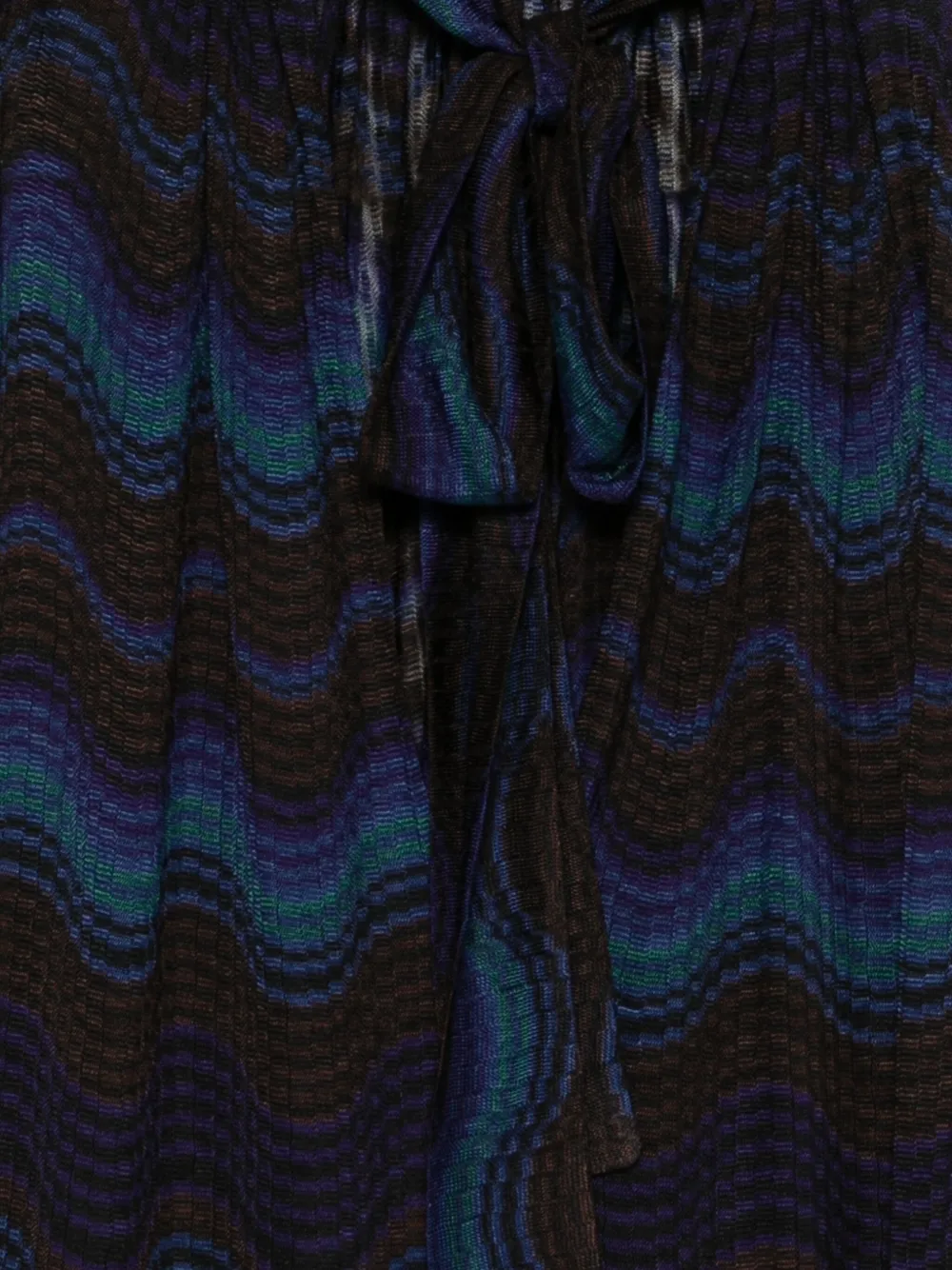 Missoni Blouse met gestrikte hals en patroon Blauw