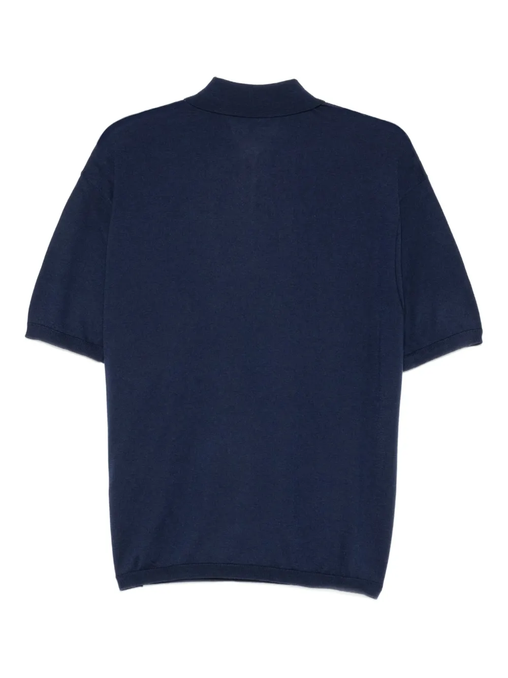 Emporio Armani Poloshirt met rits Blauw