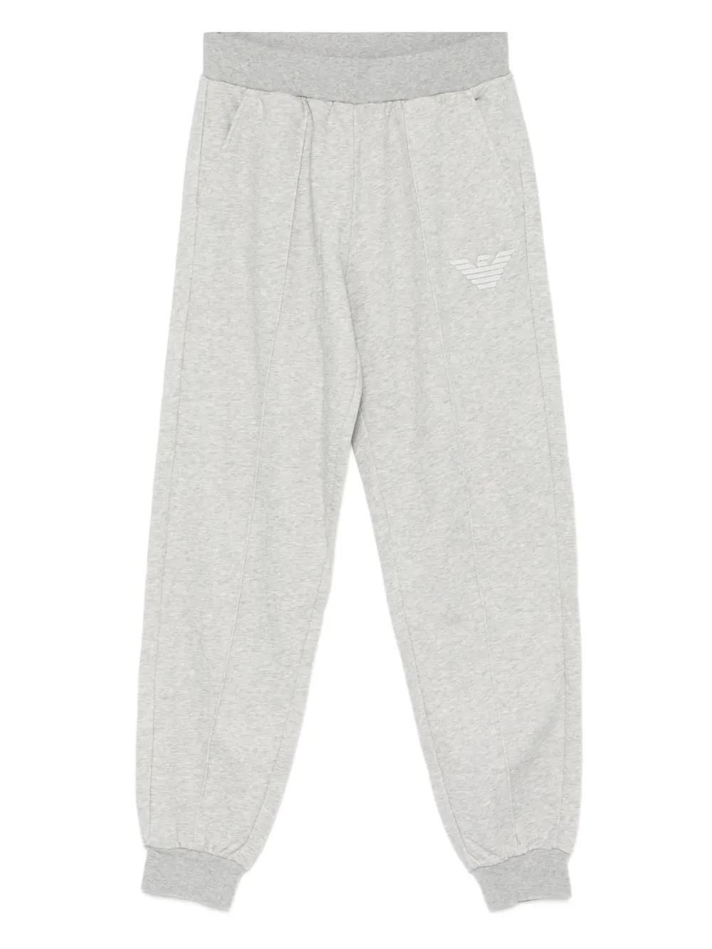 Emporio Armani logo-detail track pants - GREY